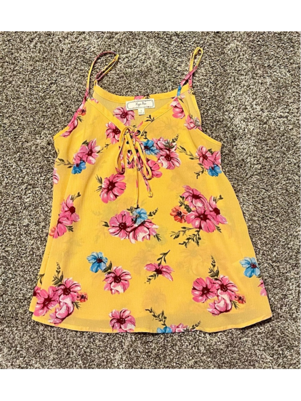Hippie Rose Women’s Tank Top, Size Small, EUC